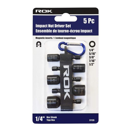 ROK Impact Nut Driver 5-piece Magnetic - The Ultimate Deck Shop