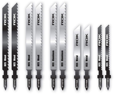 ROK Jigsaw Blade T-Shank 10-piece - The Ultimate Deck Shop