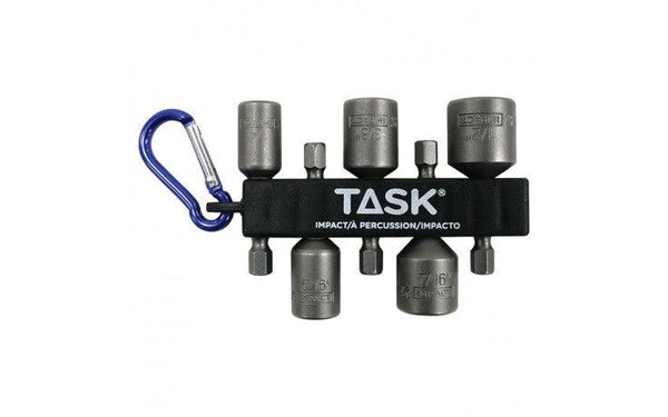 Task Magnetic Nut Driver Assorted Carabiner (5pc) - The Ultimate Deck Shop