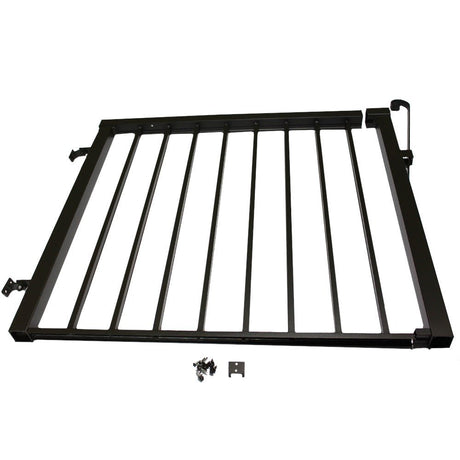 Vista 48" Standard Picket Gate Textured Black 36" - The Ultimate Deck Shop