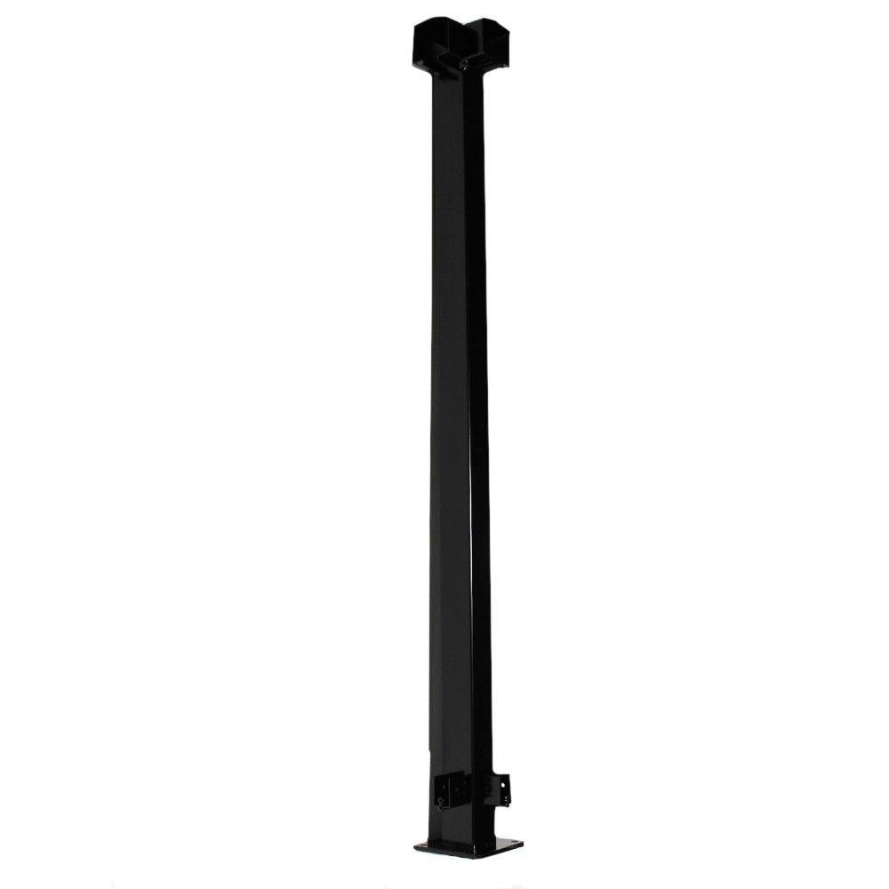 Vista Black 90 Degree Corner Post 42" - The Ultimate Deck Shop