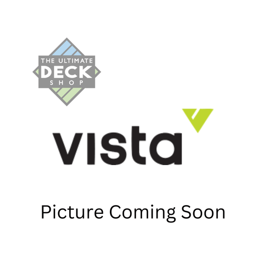 Vista Textured Black Mid Stair Post w/ Splice 42" - The Ultimate Deck Shop