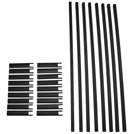 Vista Textured Black Stair Picket Package 4' - The Ultimate Deck Shop