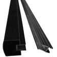 Vista Textured Black Top & Bottom Rail 7' - The Ultimate Deck Shop